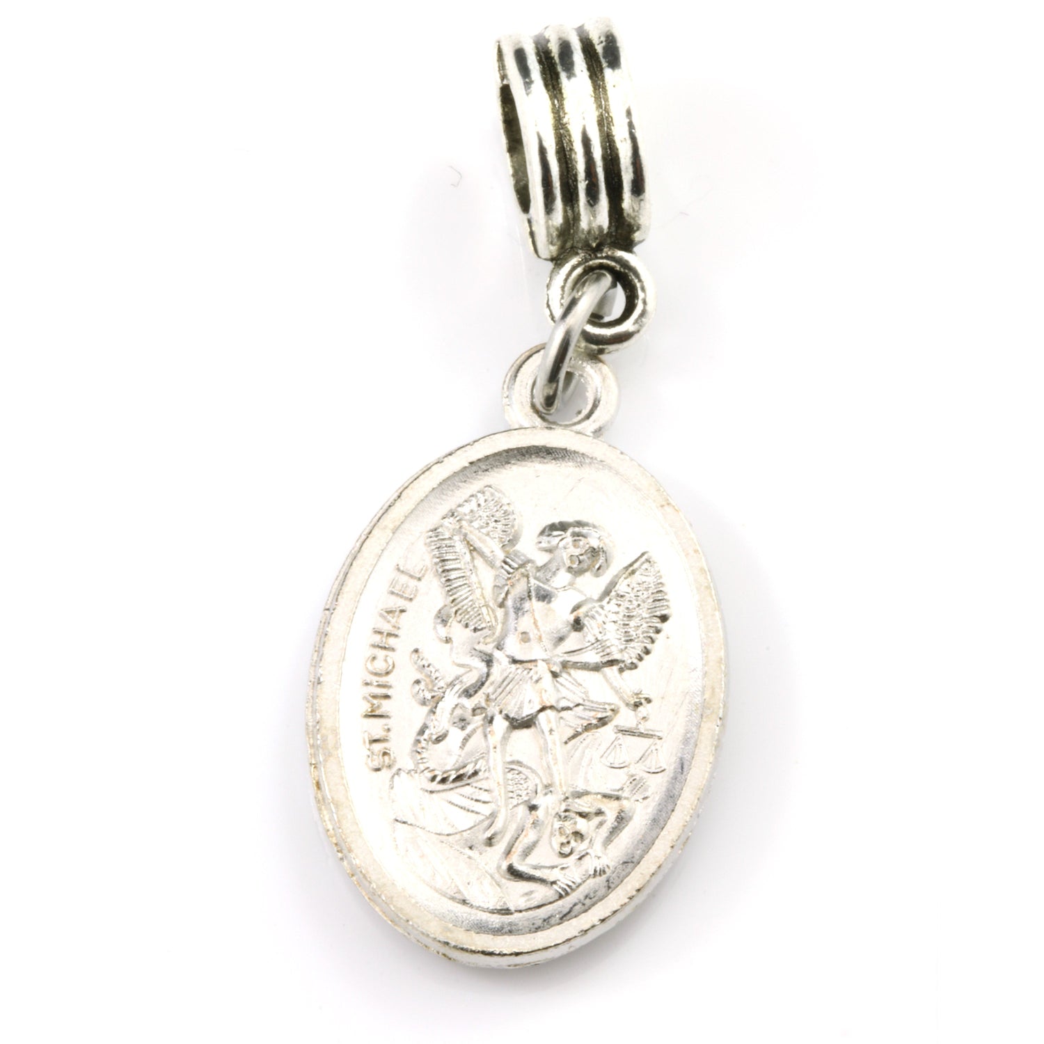 St Michael medal charm Catholic Confirmation gift