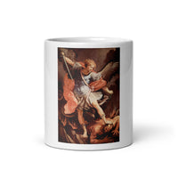 St. Michael Catholic mug gift for men sponsors and first responders - view 3