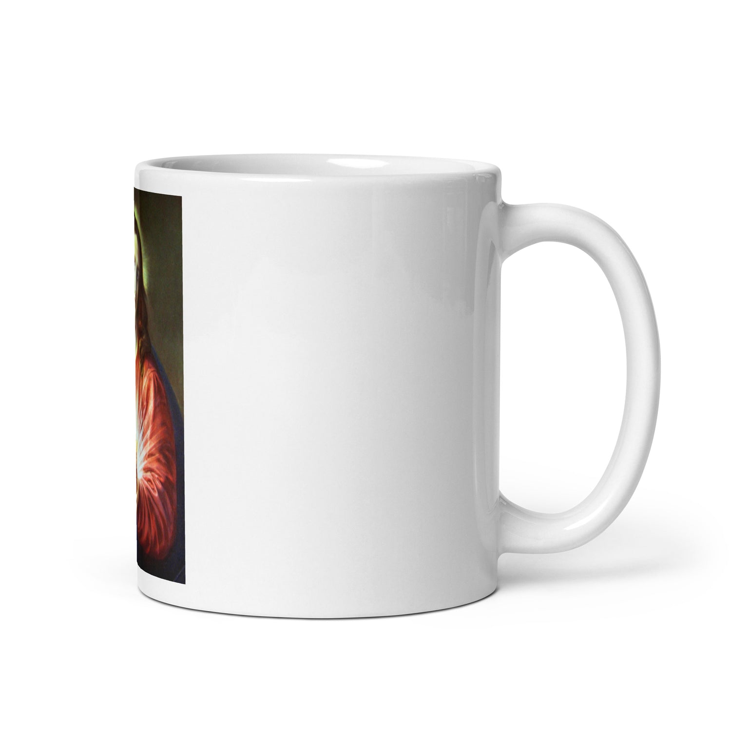 Sacred Heart of Jesus Catholic coffee mug for prayerful mornings